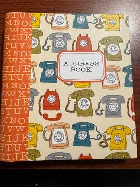 Julia Rothman and Chronicle Books analog address book